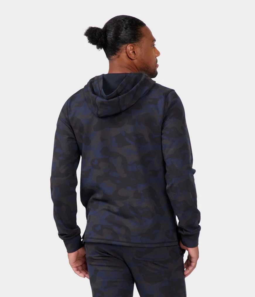 Black Men's Manduka SWEAT TO STREET Hoodie | 5308165