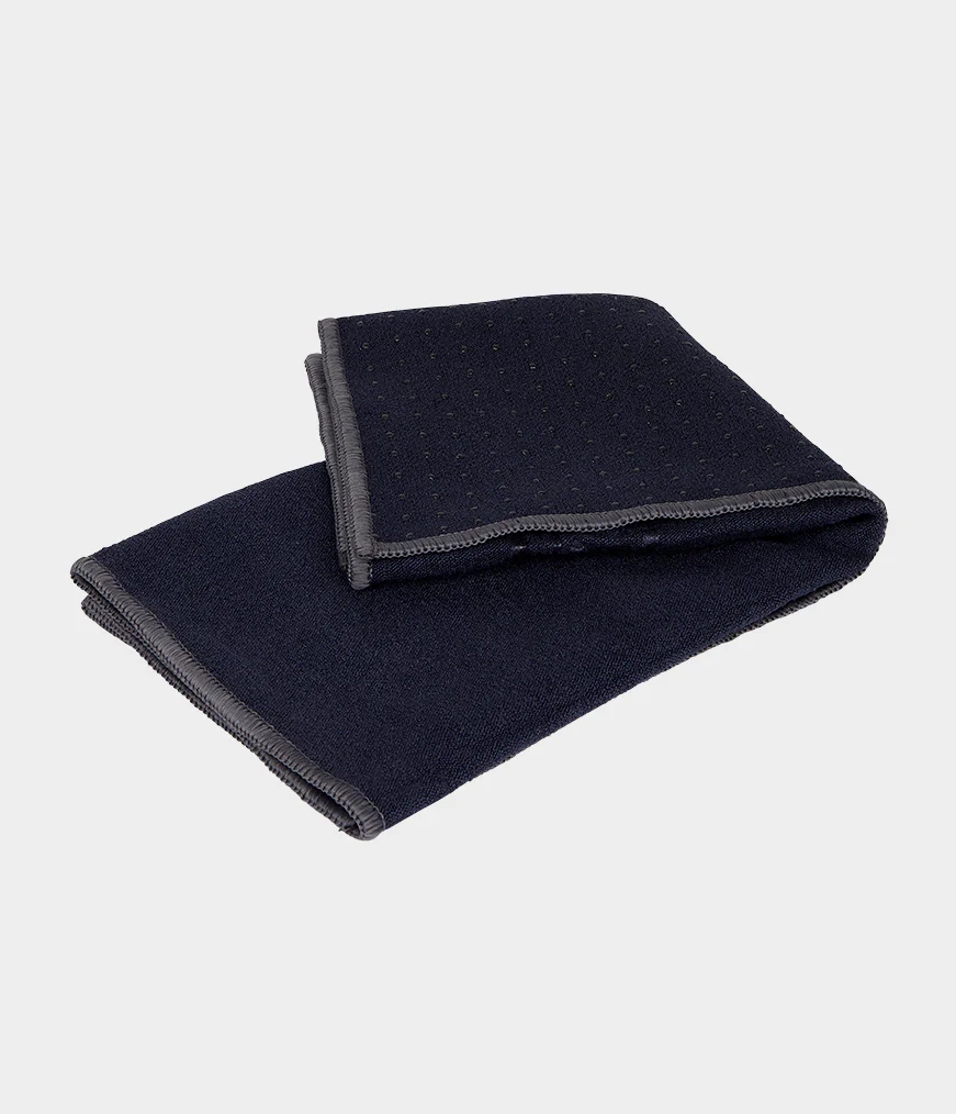 Black Men's Manduka YOGITOES YOGA HAND Towels | 7953238