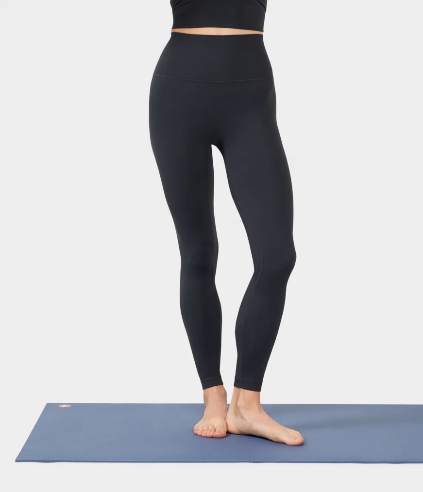 Black Women's Manduka EVOLVE Leggings | 5212717