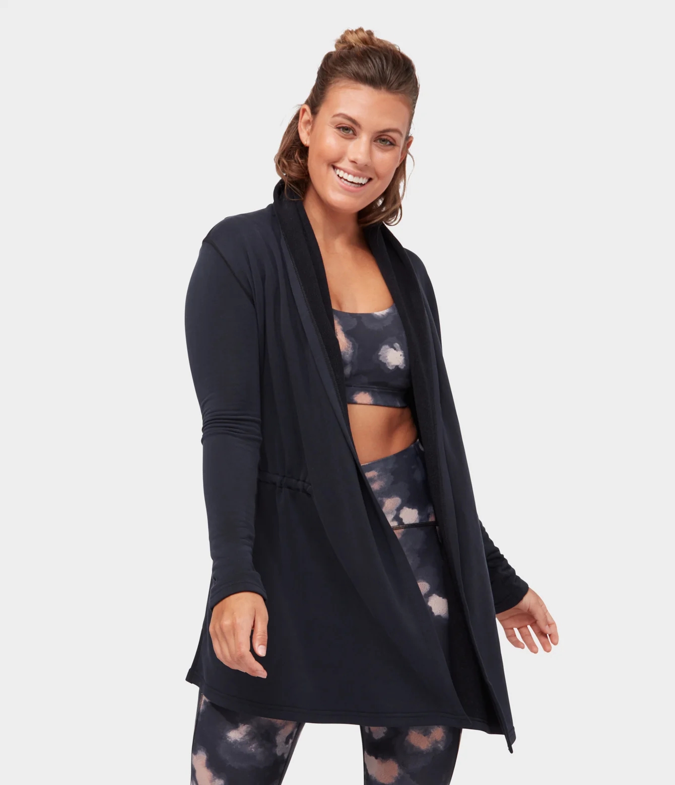 Black Women's Manduka MEDITATION CARDIGAN Jackets | 1145238