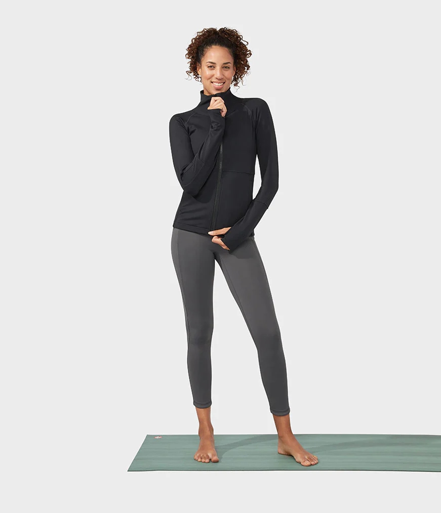 Black Women's Manduka SEQUENCE Jackets | 3298431