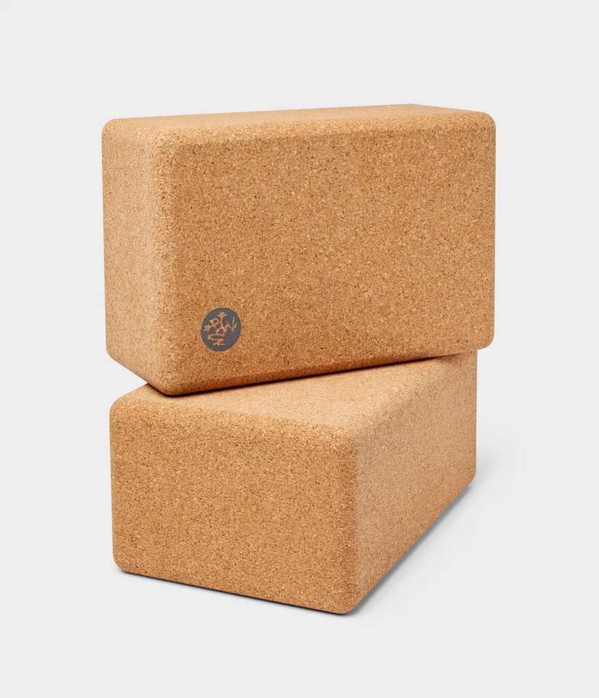 Brown Men's Manduka CORK YOGA - 2 PACK Blocks | 7499663