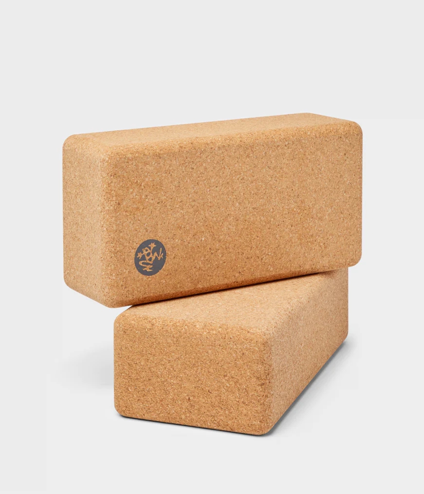 Brown Men's Manduka LEAN CORK YOGA - 2 PACK Blocks | 3589502