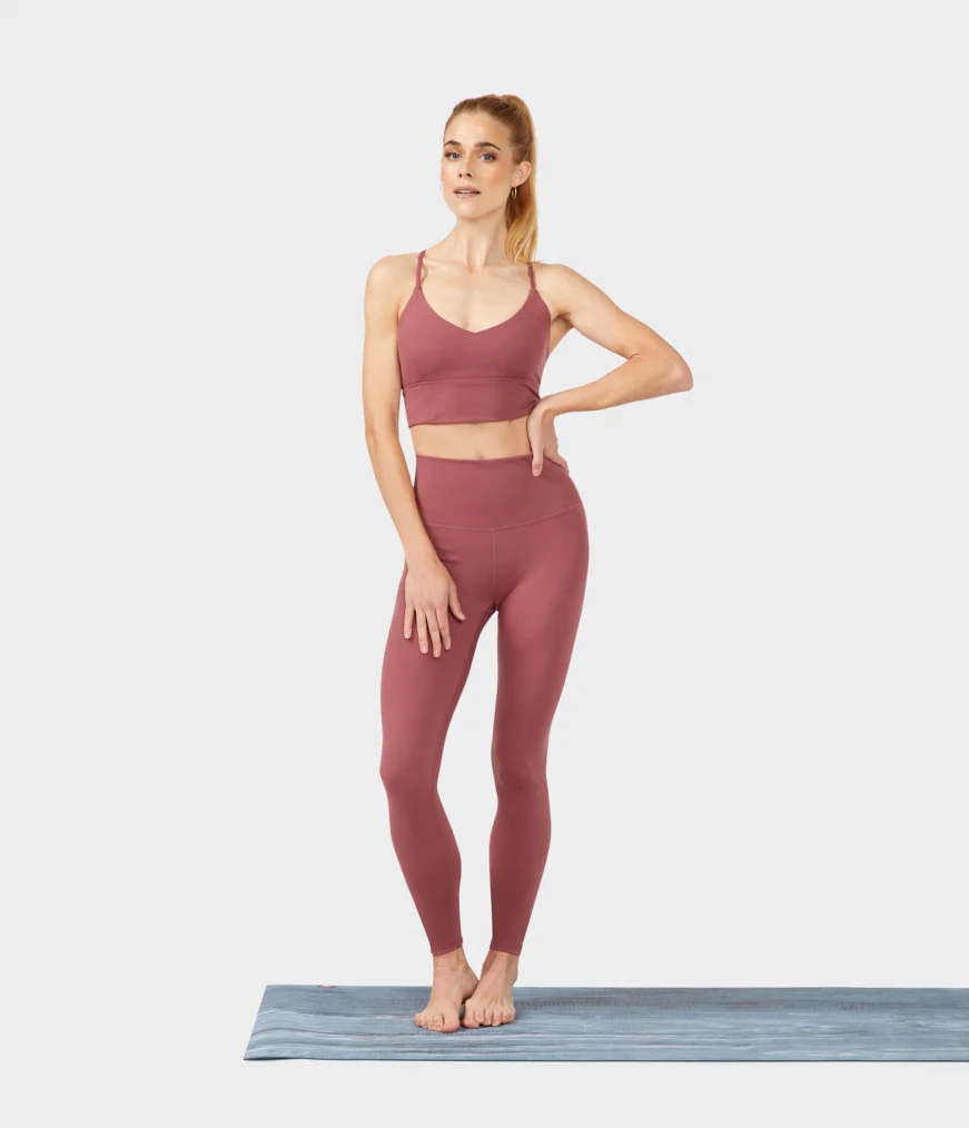 Coral Women's Manduka ESSENCE Leggings | 6398034