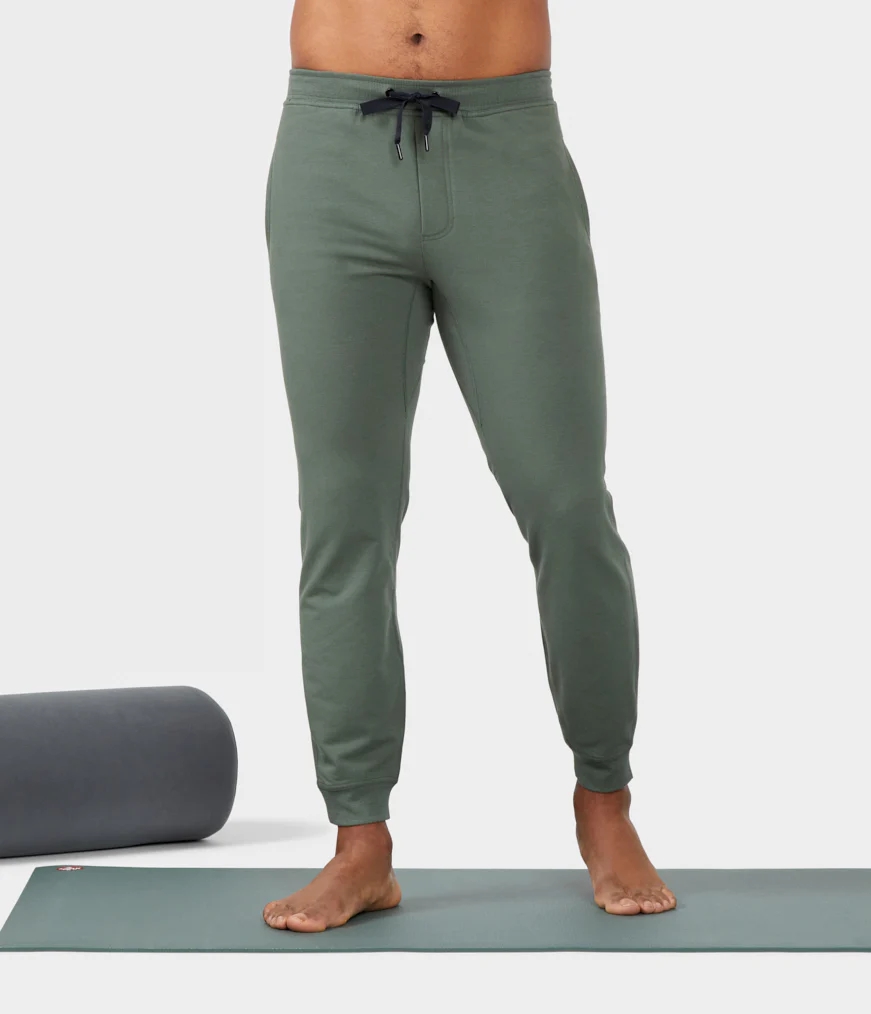 Green Men's Manduka RECHARGE Jogger | 6820078