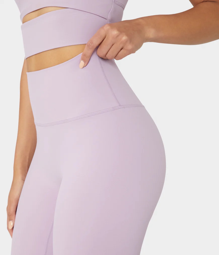 Lavender Women's Manduka EVOLVE Leggings | 7511920